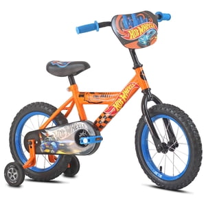 14” Hot Wheels Kids Bike with Training Wheels