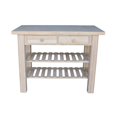 thumbnail image 4 of International Concepts Modern Wood Kitchen Island in Natural, 4 of 9