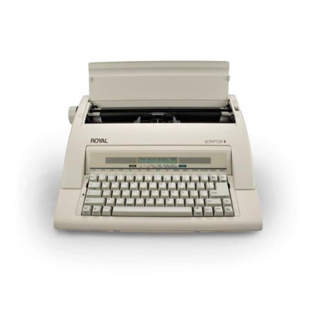 Adler Royal 69147T Scriptor II Machine à Écrire à Vérification Orthographique à Mémoire de Port avec Affichage