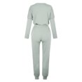 thumbnail image 5 of FAIWAD Ensemble 2 Pcs pour Femme Chandail à Manches Longues à Col Rond et Pantalon de Jogging Long Survêtement Décontracté, 5 of 5