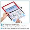 thumbnail image 4 of Unique Bargains A4 Magnetic Sign Holder, 4 Pack Magnetic Display Frame Self-Adhesive Picture Frame for Refrigerator, Silvery, 4 of 7