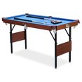 thumbnail image 2 of RACK Crux 55" Folding Classic Billiard Pool Table Multi Player Game, Blue, 2 of 8