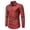 Red, variant on Meichang Meichang Men's Polka Dot Dress Shirt Slim Fit Long Sleeve Stretch Business Shirt Casual Button Down Shirts Wrinkle Free Oxford Formal Shirt 2024 Clearance Deals
