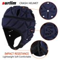 thumbnail image 2 of Surlim Soft Helmet for Flag Football Scrum Cap Soft Shell Helmet Rugby Headgear for Youth Adults (Navy Blue Large), 2 of 5