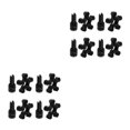 thumbnail image 3 of mmirethe 4pcs/set Efficient Performance Motorcycle Fixed Screws For High Torsion And Stress Resistance black 2Set, 3 of 6