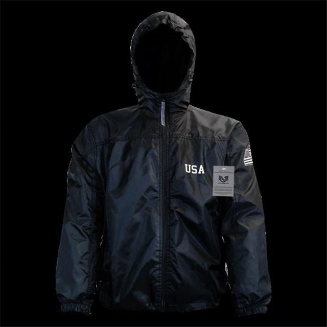 Rapid Dominance R37-USA-BL2-02 USA avec Coupe-Vent Solide, Noir - Moyen