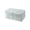 Gris, variante sur Fasiaou Sac de Rangement Pliable sous le Lit, Organisateur Respirant à Fermeture Éclair 22x13x8 Po pour Couvertures, Vêtements et Articles Saisonniers, avec Fenêtre Transparente, Gris, P