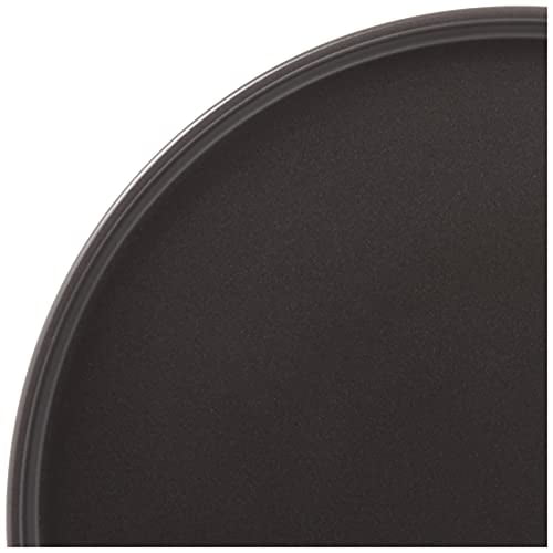 Stone Lain Stoneware Round Dinner Plates Set 4-Piece Black Matte