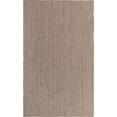 thumbnail image 2 of Aizza Trends 4 Ft Square Gray Jute Area Rug, Boho Chic Natural Jute Area Rug - Hand-Braided, Rustic Farmhouse Decor for Living Room Carpet,, 2 of 5