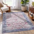 thumbnail image 1 of JV Home Area Rug Oushak Multicolored 7'6"x10' Washable Carpet Anti Slip, 1 of 6