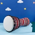 thumbnail image 4 of Amdohai 8 Inch Portable African Drum Djembe Hand Drum with, 4 of 8