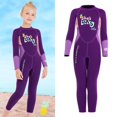 thumbnail image 3 of Wetsuit 5mm Neoprene Suit Children Scuba Diving Suits Full Length Wetsuits Swimsuit - XL, 3 of 10