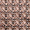 thumbnail image 1 of oneOone Velours Brun Rouille Tissu Papillons Couture Projets d'Artisanat Tissus Imprimés au Yard 58 Pouces de Large, 1 of 4