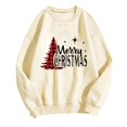 thumbnail image 4 of Pisexur Sweat-Shirt de Noël Décontracté à Manches Longues Col Rond pour Femmes, Chandail Ample et Confortable, Imprimé Mode Festival Automne, 4 of 4