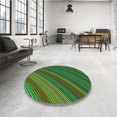 thumbnail image 4 of Ahgly Tapis Rectangulaire Lavable en Machine Intérieur Transitionnel Vert Forêt Foncé, 2 Pieds x 5 Pieds, 4 of 7