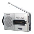 thumbnail image 3 of INDIN Mini Portable Pocket Stereo AM/FM Telescopic Antenna Radio World Receiver Speaker Music Player World Frequency On, 3 of 7