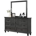 thumbnail image 3 of Ensemble de Chambre à Coucher en Bois Gris Rustique 5pc East King, 3 of 12