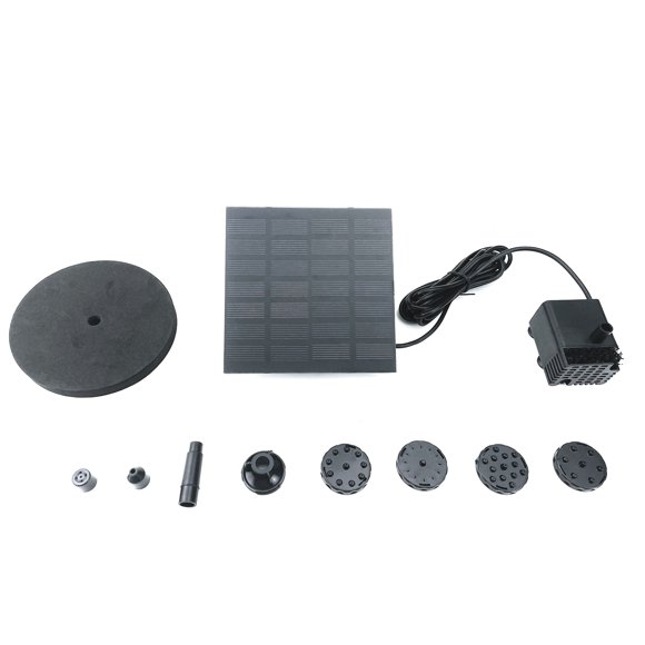 Amdohai Solar Water Pump Birdbath Small Pond Garden Decoration Water-height 70cm DC30S-0710F