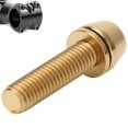 thumbnail image 2 of Filfeel Titanium Alloy Stem Screw Bicycle Stem Set Screw Stem Screws, Road Bike For Bike Handlebar Stem Screws Bicycle Bicycle Disc Brake Clamp Set Screw, 2 of 8