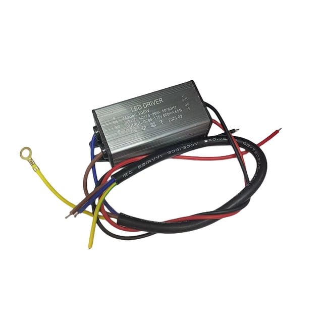 GROWTH TANK IP66 Waterproof LED Driver Aluminum for LED Strips Indoor Outdoor Light 100W 600mA