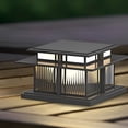 thumbnail image 4 of thinsony Outdoor IP65 Waterproof LED Modern Solar Post Caps Lights Pillar Light, 4 of 9