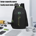 thumbnail image 3 of Rvkxad Large Capacity Leisure Backpack, Simple Shoulder Bag for Men Travel Laptop Carry, Middle School Student Backpack Bag, 3 of 5