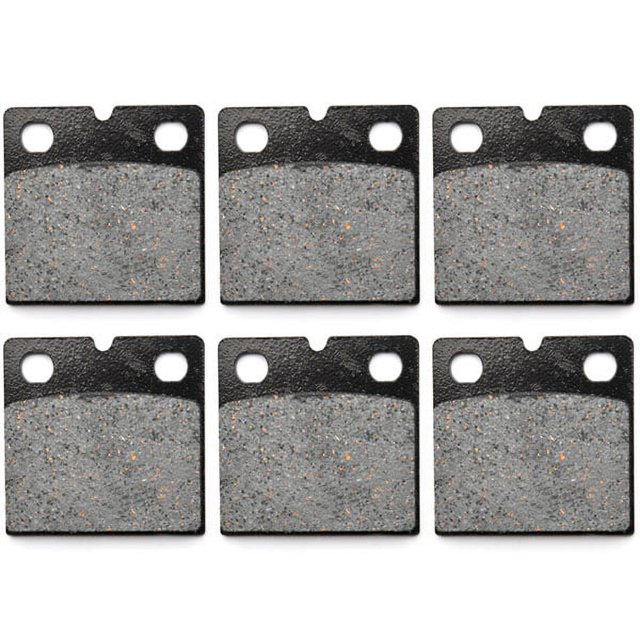 KMG Plaquettes de Frein avant + Arrière Compatibles avec 1978-1984 Moto Guzzi 850 II/III le Mans - Jeu de Plaquettes de Frein NAO Organiques Non Métalliques