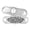 White | Laser Engraving, variant on MedicEngraved Stainless Steel Custom Medical Alert Bracelet - 5mm Figaro Link