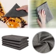 thumbnail image 2 of TIELUTT Thickened Cleaning Cloth Thickened Cleaning Cloth Microfiber Towels Reusable Window Cloth Large Beach Towel Oversized Fast Dry Bath Towel Big Towels for Bathroom Bathroom Spa Set Large Pool T, 2 of 5