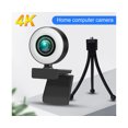thumbnail image 2 of Computer Camera No Delays High Clarity Auto Focus 360 Degree Rotation Web Camera for Video Chat - Black White, 2 of 5