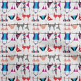 thumbnail image 1 of oneOone Velvet White Fabric Beach Wear Craft Projects Decor Fabric Printed By The Yard 58 Inch Wide, 1 of 4