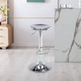 thumbnail image 2 of Brage Living Tabouret de Bar Réglable, Tabouret de Bar Rond Pivotant en Métal à Levage Aérien, Chaise de Comptoir Sans Dossier pour Cuisine Salle à Manger Pub Café (Chrome), 2 of 2