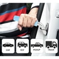 thumbnail image 3 of Robust Vehicle Door Handle Assist, Lightweight Ergonomic Car Handle, Fits Most Cars, Set of 2, 450 Lbs Capacity, Family Car Solutions, Crafted From Soft Silicone, 3 of 7