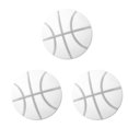 thumbnail image 3 of serony 4pcs Mute Door Rear Wall Crash Waterproof Anti-Collision Wall Crash Waterproof Pad Basketball Style 5cm white 3Set, 3 of 6