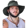 thumbnail image 1 of GearTOP Wide Brim Sun Hat for Men and Women - Mens Bucket Hats with UV Protection for Hiking. Sun Hat Women UPF 50+(Dark Grey, 7-7 1/2), 1 of 6