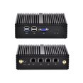 thumbnail image 1 of Cheap Mini PC with 8GB RAM and 64GB SSD, Support 2.5" SATA HDD, Bay Trail j1900 Mini PC Quad core 2.0 GHz, Fanless Mini PC with 4 LAN Ports, 1 of 4
