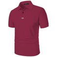 thumbnail image 4 of asjyhkr Golf Shirts for Men Quick drying Performance Short Sleeve Moisture-Wicking Workout Collared Shirts, 4 of 5