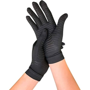 Gants de Compression avec Doigts Gants en Cuivre pour le Soulagement de la Douleur d'Arthrite Gants de Compression pour la Saisie pour Hommes, Gants d'Arthrite à Doigts Complets pour Femmes Gants de Compression pour les Mains contre l'Arthrite pour Doigts