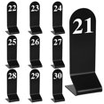 thumbnail image 1 of Aspire 10Pcs Acrylic Table Numbers, Tent Style Numbers Sign, Double Sided Table Number Card for Restaurant-Black-Number 21to30, 1 of 6