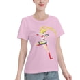 thumbnail image 2 of T-Shirt Basique à Manches Courtes pour Femmes Sailor Moon Lièvre Lunaire, 2 of 6