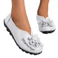 thumbnail image 3 of B91xZ Mocassins pour Femmes Chaussures Décontractées Penny Mocassins Rétro Confortables Mode Bateau Classiques, Argent 8, 3 of 5