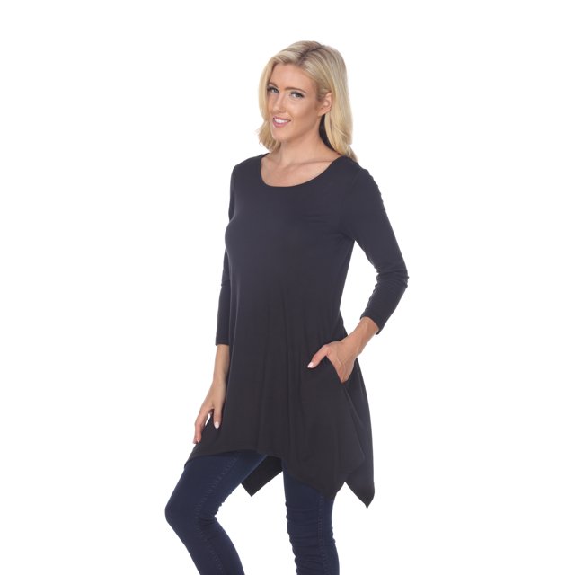 White Mark Tunique Makayla pour Femmes à Manches 3/4
