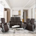 thumbnail image 4 of 2024 100% Waterproof Recliner Chair Covers Anti-Slip Recliner Couch Slipcovers for Reclining Chair with Packets Dogs Chair Cover Furniture Protector  Chocolate, 4 of 8