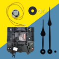thumbnail image 4 of Clock Movement Mechanism with Hands Silent Mechanism Kits Parts Music for Repair B, 4 of 7