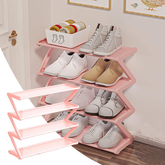 Spoon And Lid Rest 4 Tier Stainless Steel Shoe Rack Organizer Easy To Install And Space Saving Shoe Organizer Freestanding Shoe Rack With Sturdy Frame Shoe Rack For Wardrobe Entry Bedroom Floor