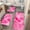 🔥 Pink, variant on Sentmoon Living Room Area Rug Mixed Color Bath Mats 3 Set Large Size Winter Bathroom Rugs for 3 Pcs Toilet Mats Soft Water Absorption Non Slide Thick Washable Easiler To Dry Dark