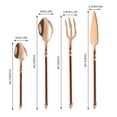 thumbnail image 2 of Aihimol Silverware Tableware Set of 4 Flatware Silverware Set Forks Spoons and Knives Set Kitchen Utensils Set Ergonomic Durable Dishwasher Safe Silver, 2 of 3