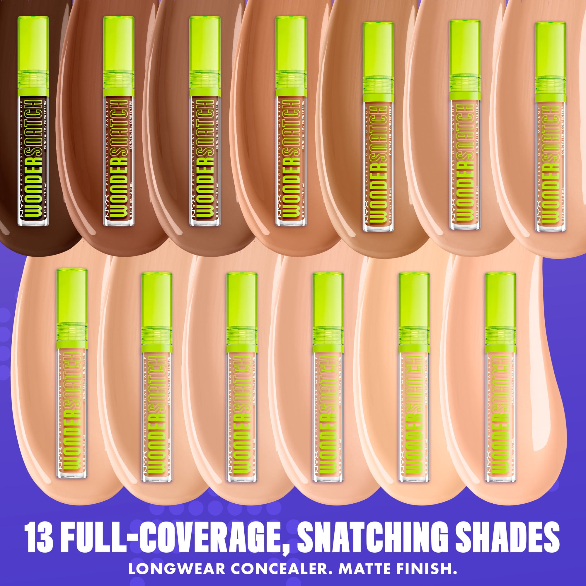 NYX Professional Makeup Anticernes Liquide Wonder Snatch, Fini Mat Doux, Hydrofuge