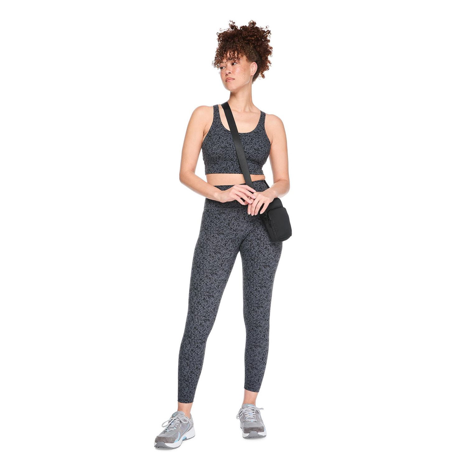 Legging taille haute imprimé Athletic Works pour femmes
