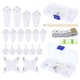 thumbnail image 1 of Unique Bargains 7-35 lbs Picture Hangers Invisible Photo Wall Hanging Hooks Nails Hardware Wall Pins Picture Hanging Kit 2 Set, 1 of 6
